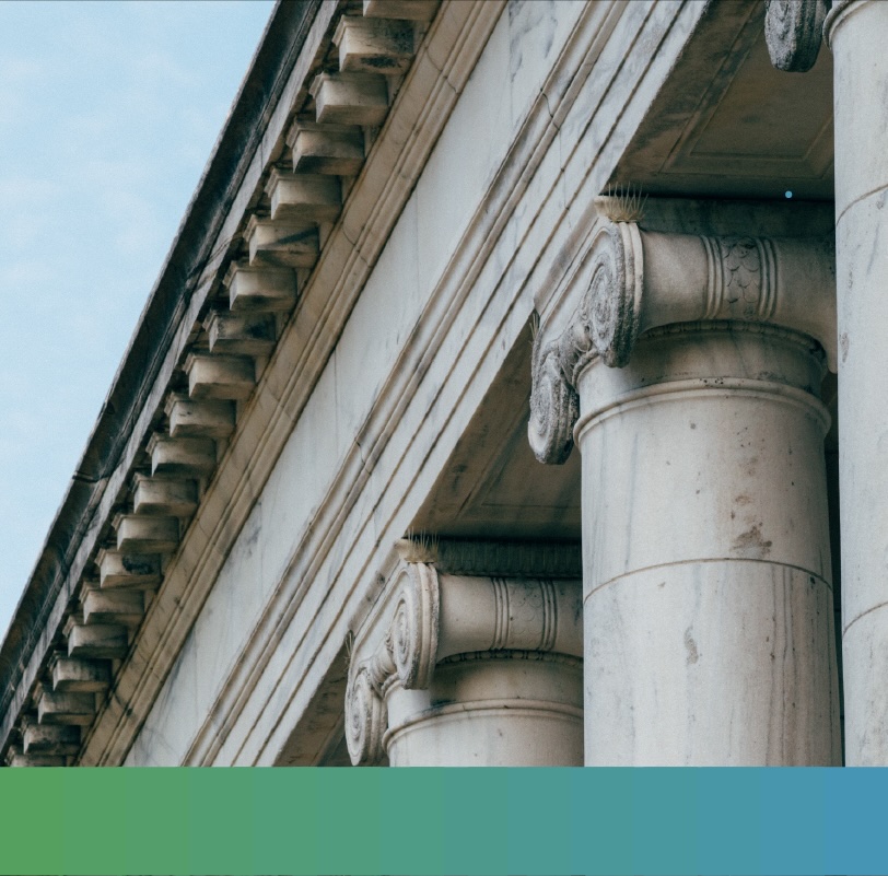 Columns of a government building