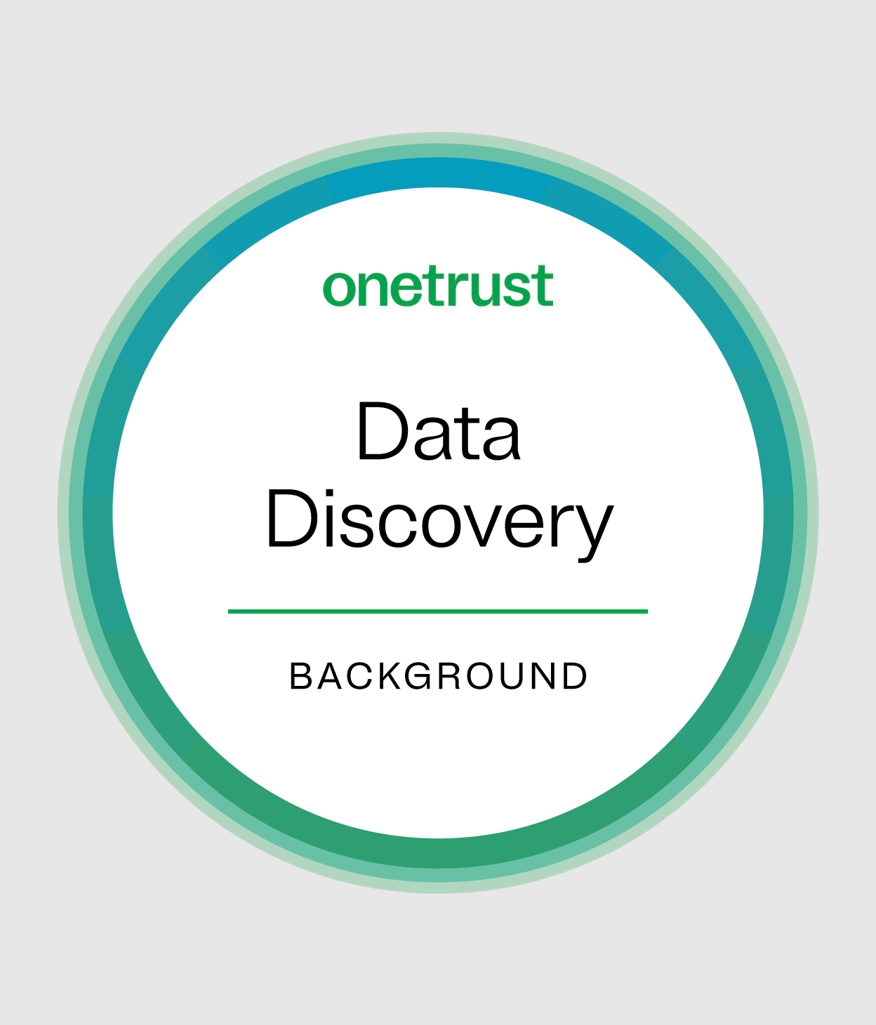 Circle icon that reads "OneTrust Data Discovery: Background"