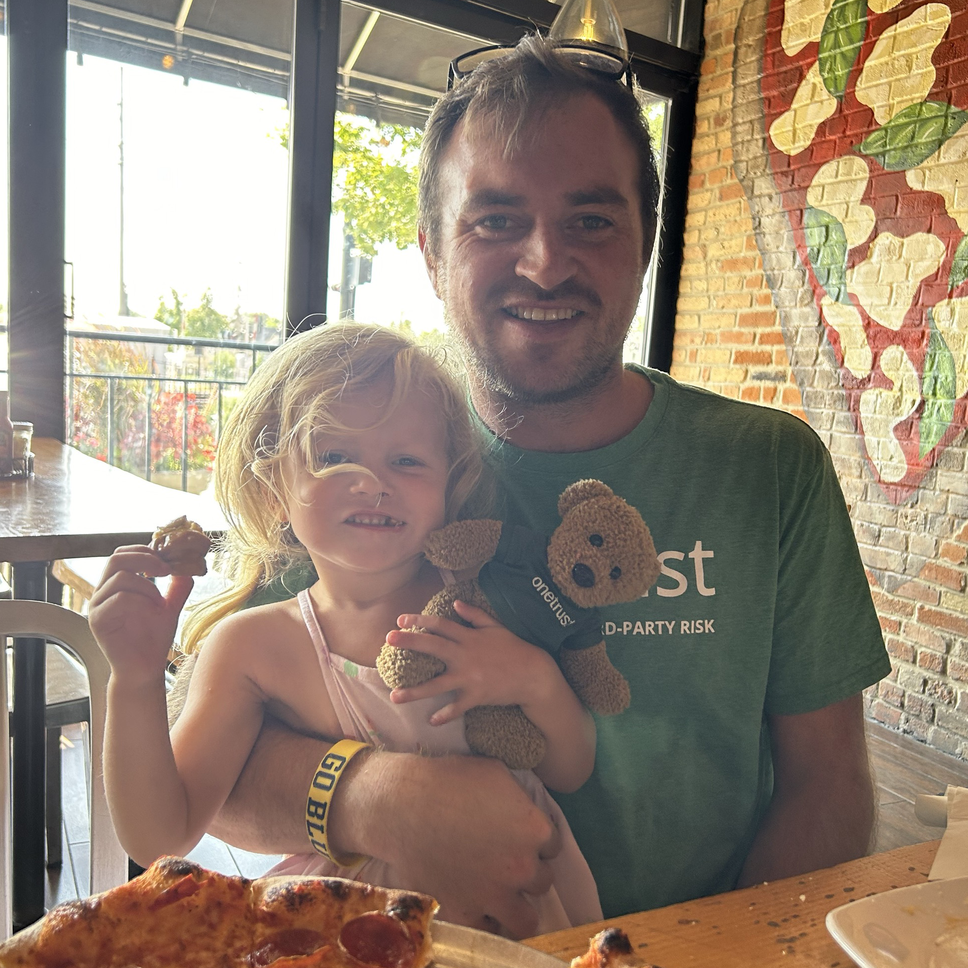 OneTrust employee spending time with family during the global recharge day